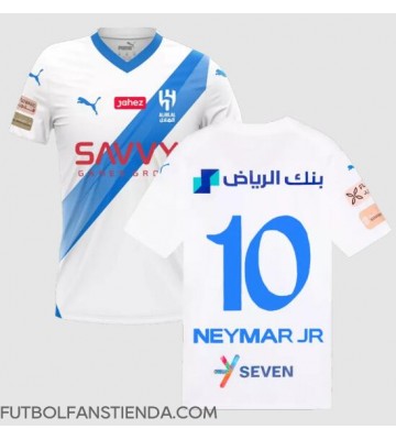 Al-Hilal Neymar Jr #10 Segunda Equipación 2023-24 Manga Corta